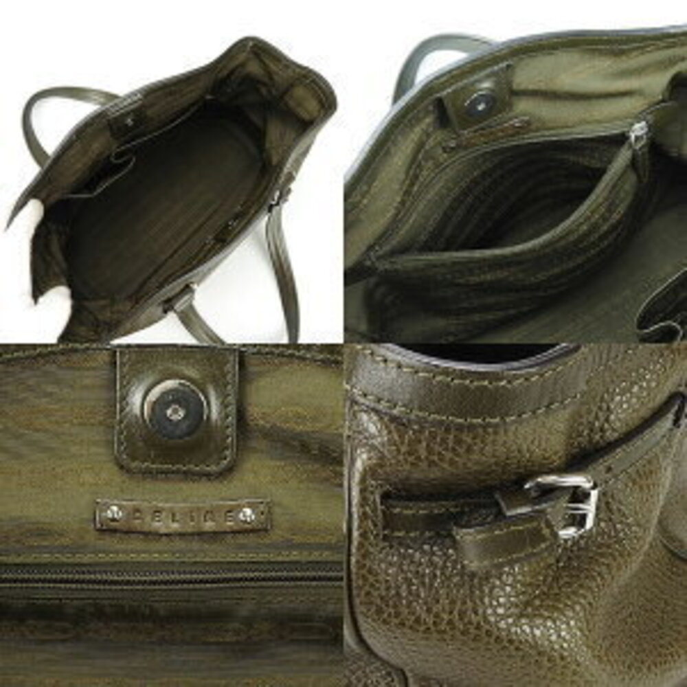 Celine Tote Bag Moss Green Leather - Picture 6 of 9